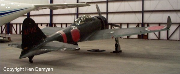 A6M3, Model 22, Will be put on show in a museum in Hawaii. Sold by David Price, CAF, previously with MoF, Santa Monica. With a P&W R-1830
